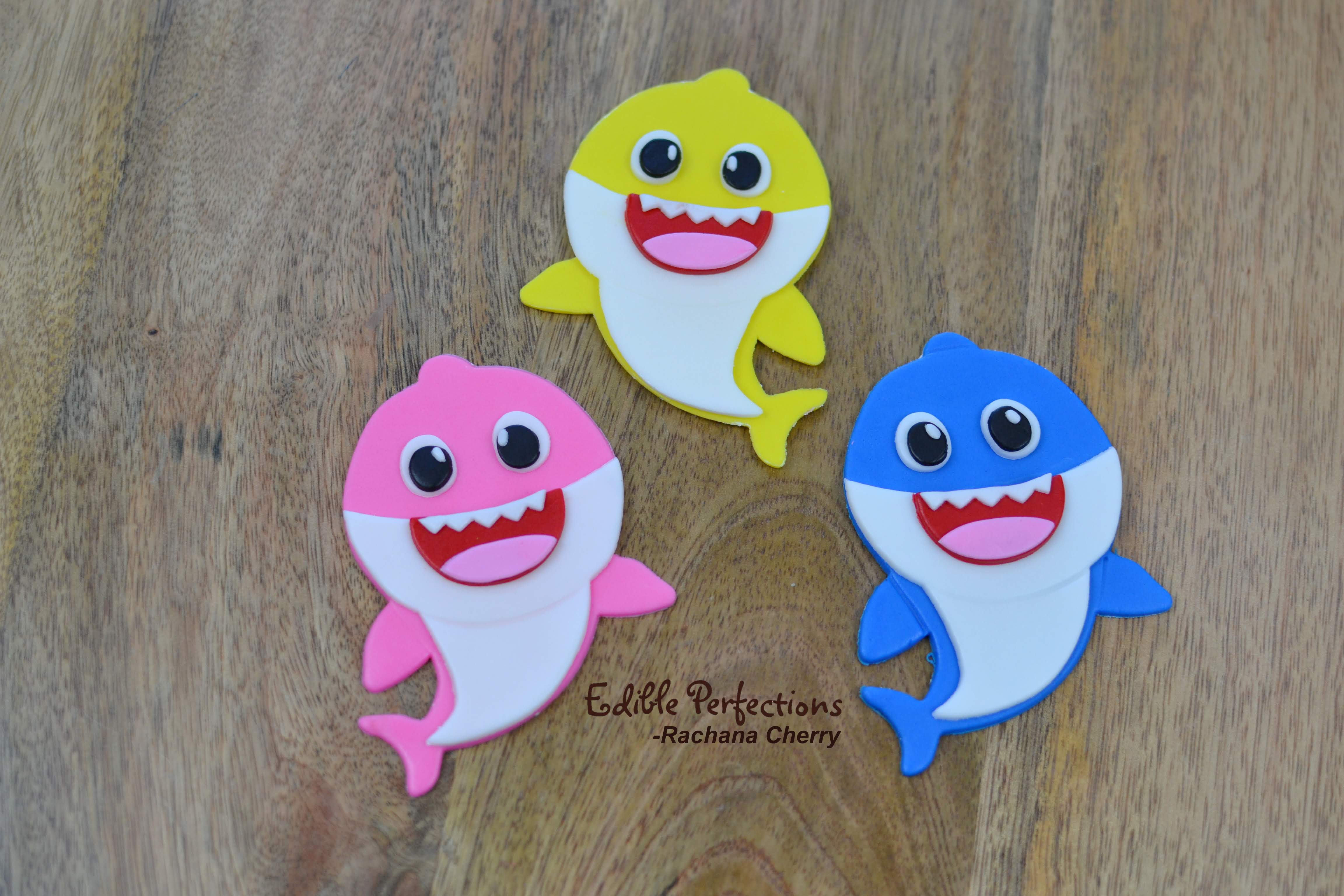 Baby Shark Cake Toppers Edible Perfections