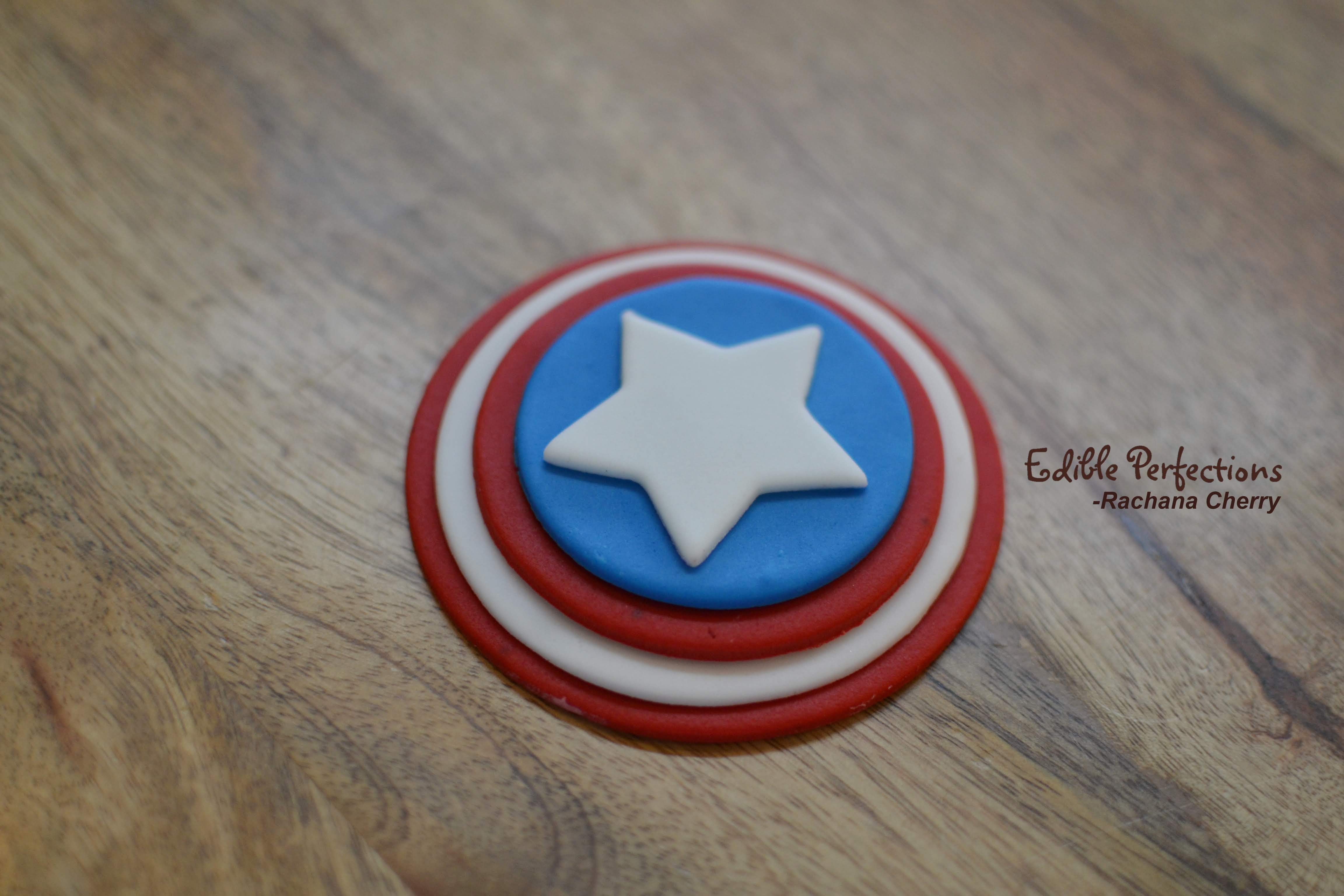 captain america shield tree topper