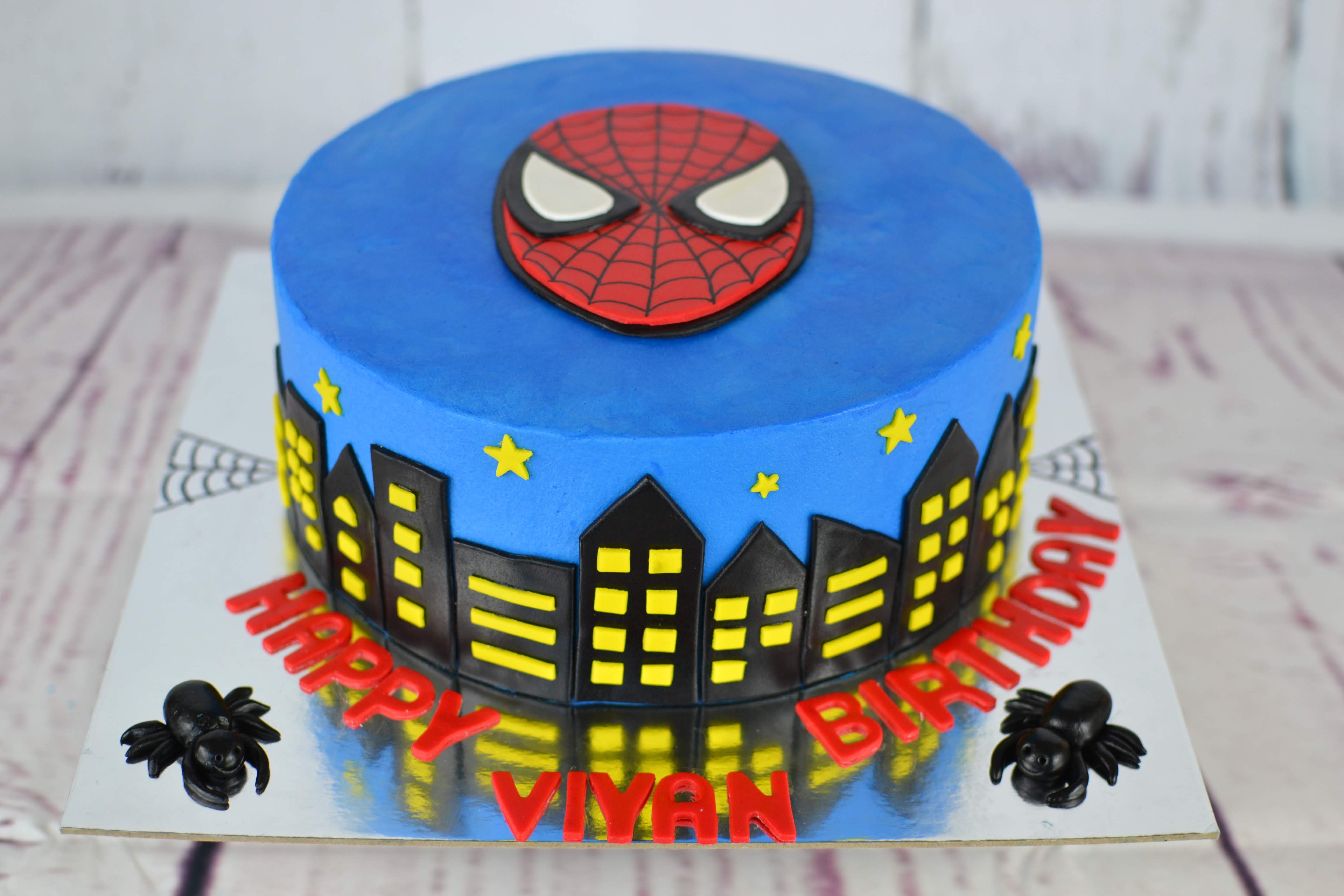 Spiderman cake Edible Perfections