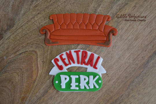 Friends Couch & Central Perk Logo - Edible Perfections