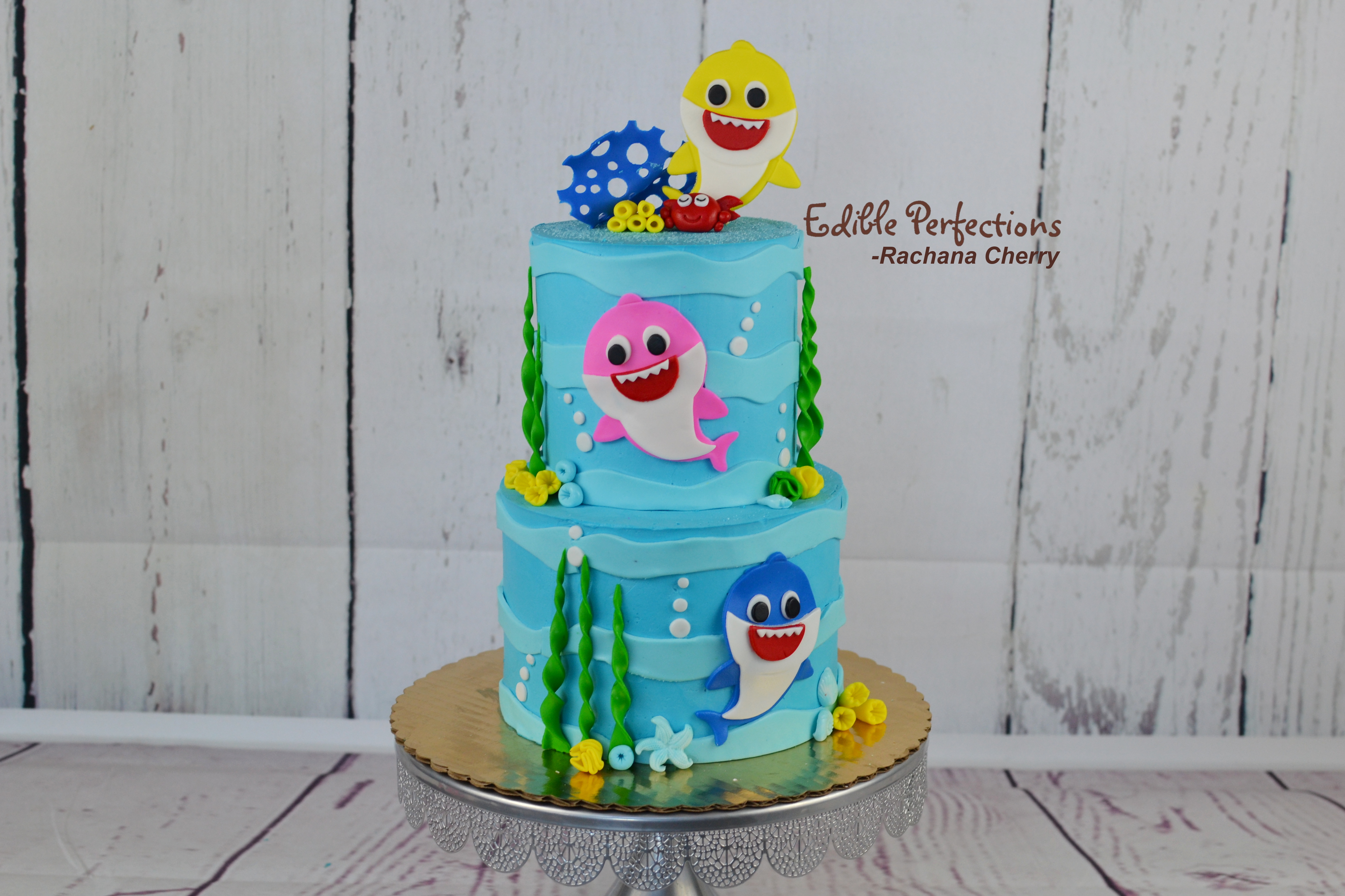 Baby Shark Cake Edible Perfections