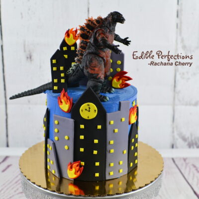 Godzilla Cake