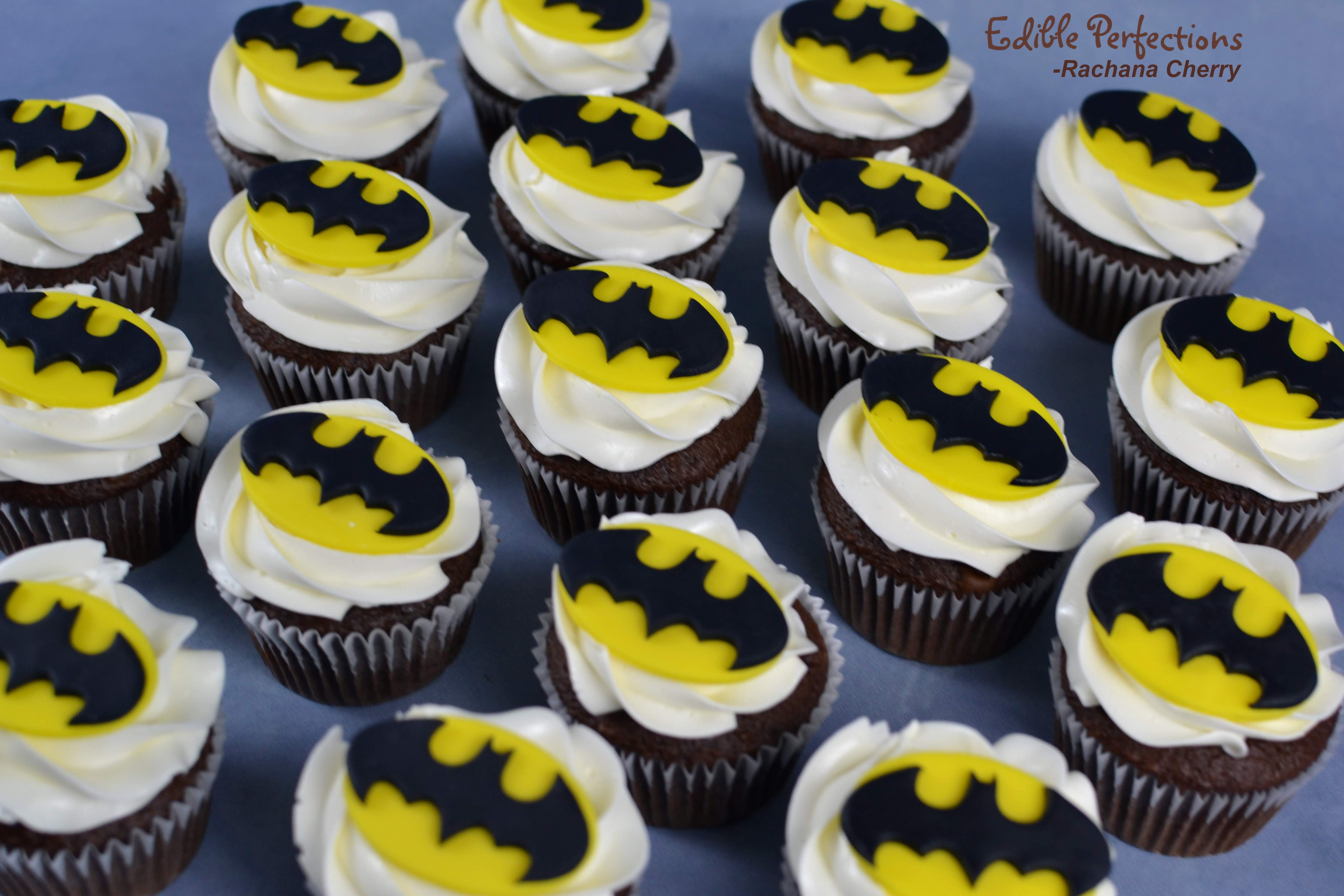 Batman Cupcake - Edible Perfections