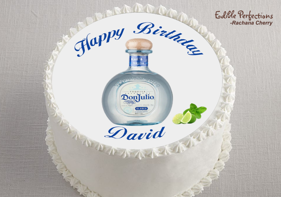 Don Julio 8 inch Edible Image - Edible Perfections