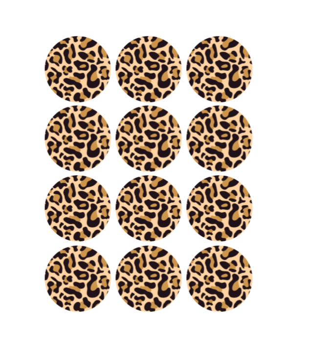 Leopard Print Edible Image - Edible Perfections