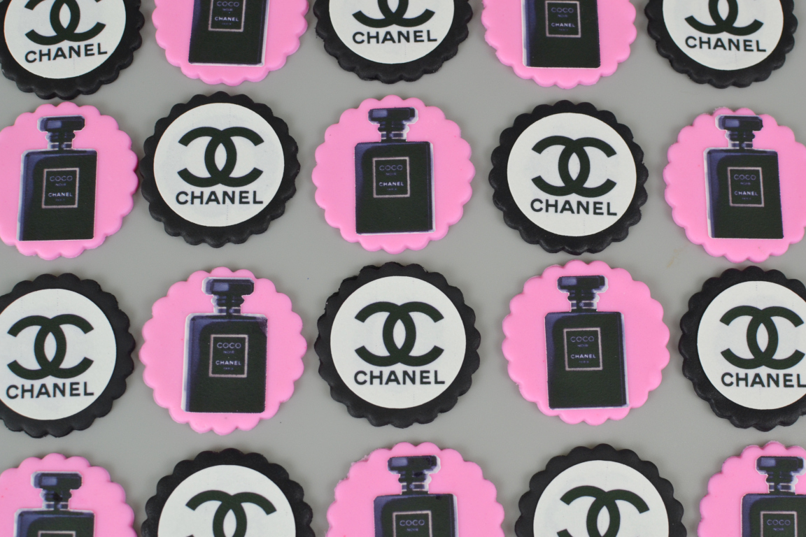 Chanel Coco Edible Cupcake Toppers - Edible Perfections