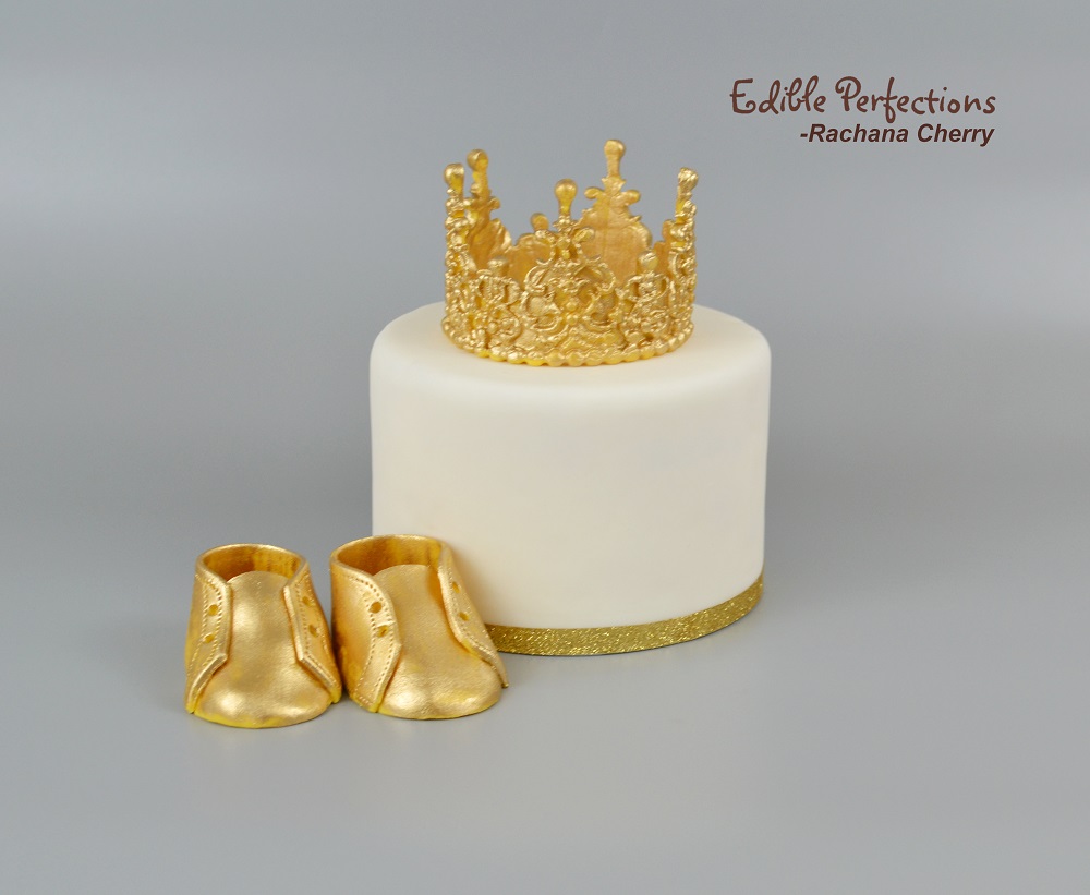 Royal Baby Shower Cake Topper - Edible Perfections