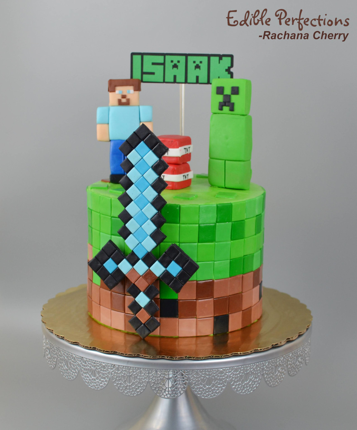 Minecraft cake 4 - Edible Perfections